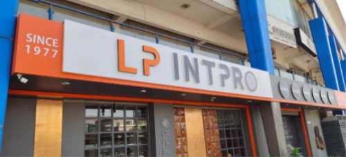 ACP Elevation With Acrylic Embossed Letters ACP Elevation With Acrylic Embossed Letters