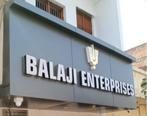 ACP Elevation With Acrylic Letters ACP Elevation With Acrylic Letters